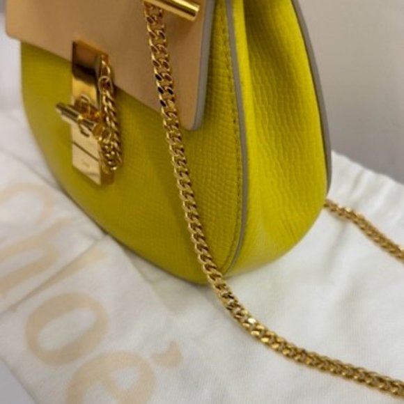 Chloe Drew Bag; Designer Chloe Two-Tone Drew Bag In Excellent Condition - Picture 11 of 14